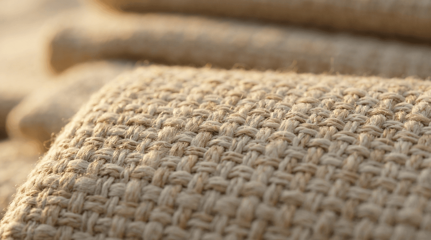Close-up of carbon fiber fabric weave on a roll